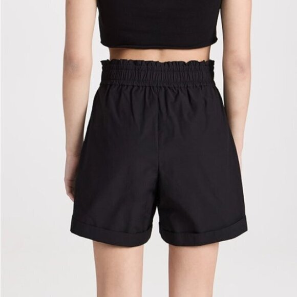 A.L.C. | Kaleb Shorts High Waisted Pull-On Longline Boxer Shorts Black Size S - Picture 13 of 13